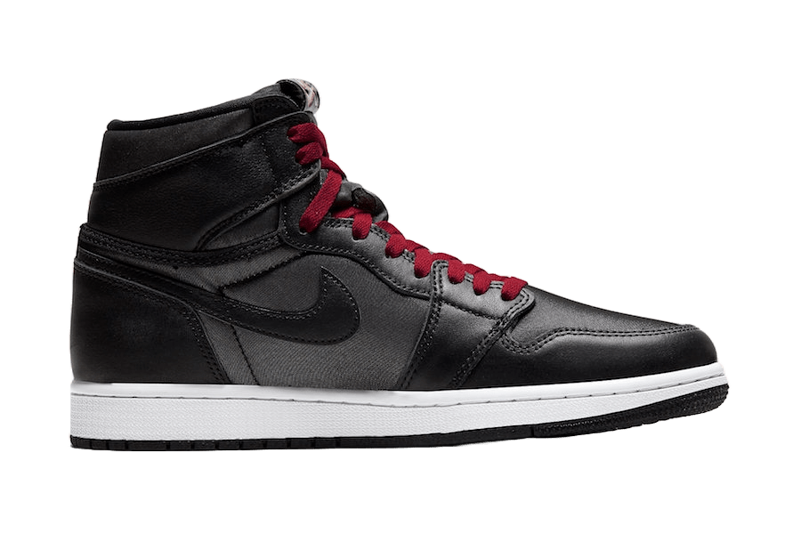  Air Jordan 1 High Retro OG Black Satin 555088-060  https://sneakercollar.com/products/air-jordan-1-high-retro-satin