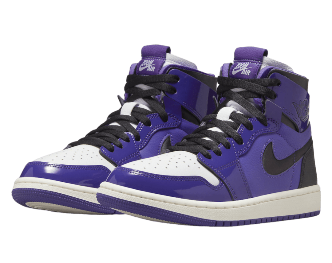 Air Jordan 1 High Zoom Air CMFT Purple Patent CT0979-505  https://sneakercollar.com/products/air-jordan-1-high-zoom-air-cmft