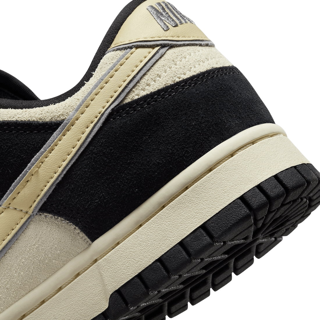 Nike Dunk Low LX Black Suede Team Gold DV3054-001  https://sneakercollar.com/products/nike-dunk-low-black-suede