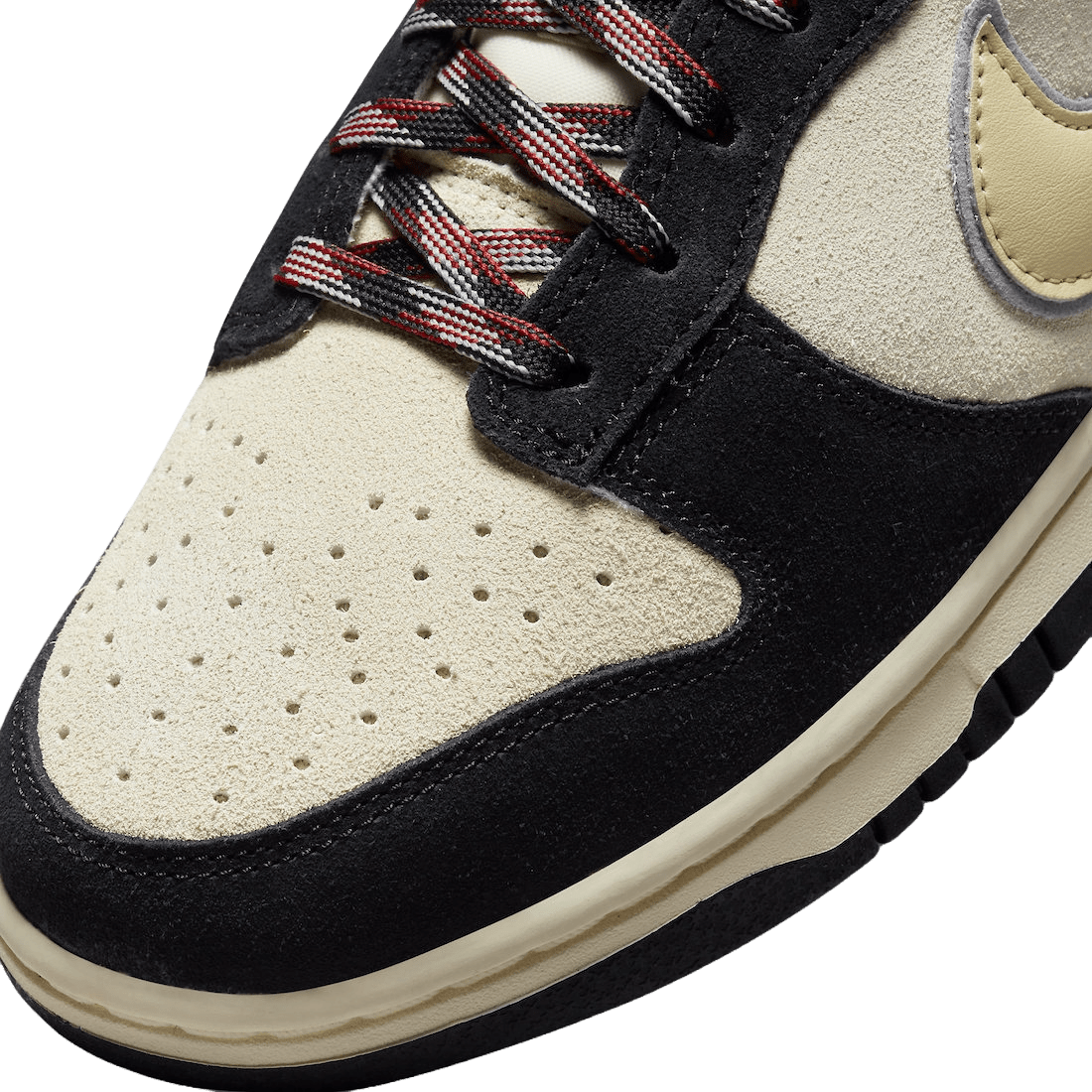 Nike Dunk Low LX Black Suede Team Gold DV3054-001  https://sneakercollar.com/products/nike-dunk-low-black-suede